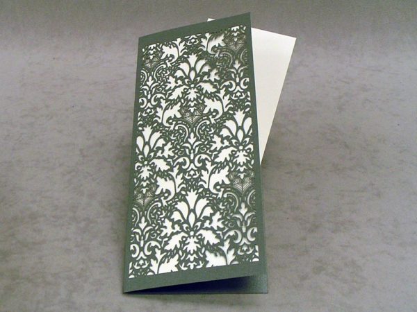 Damask - Thank You - Slim Card