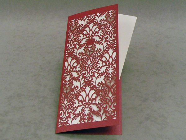 Damask - Thank You - Slim Card