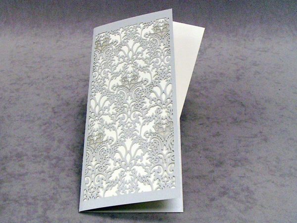 Damask - Thank You - Slim Card