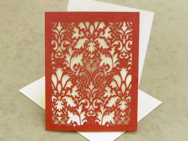 Damask - RSVP - Small Card