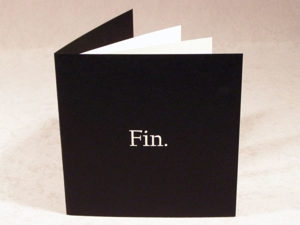Fin. - Cards