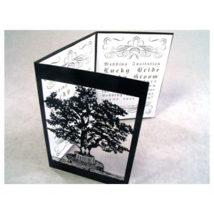 Lovers Tree Wedding Invitation Card