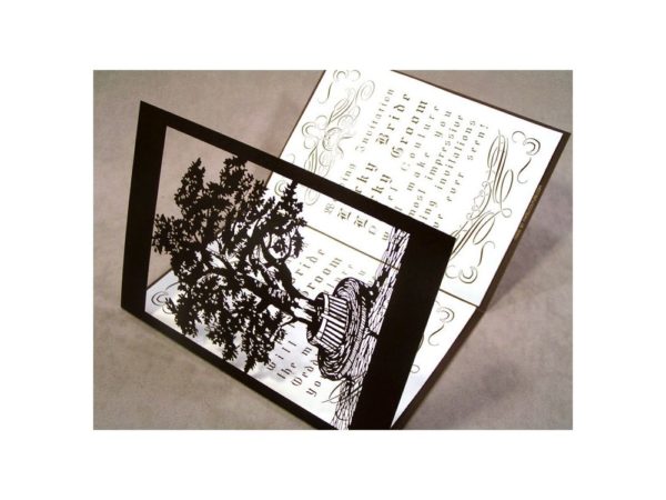 Lovers Tree Wedding Invitation Card