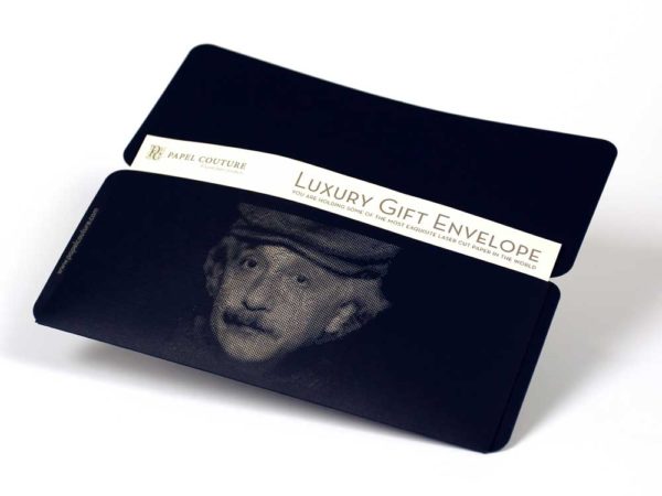 Gift Envelope & Card Holder - Albert Einstein - Black