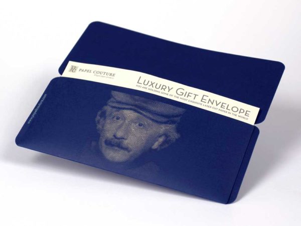 Gift Envelope & Card Holder - Albert Einstein - Navy Blue