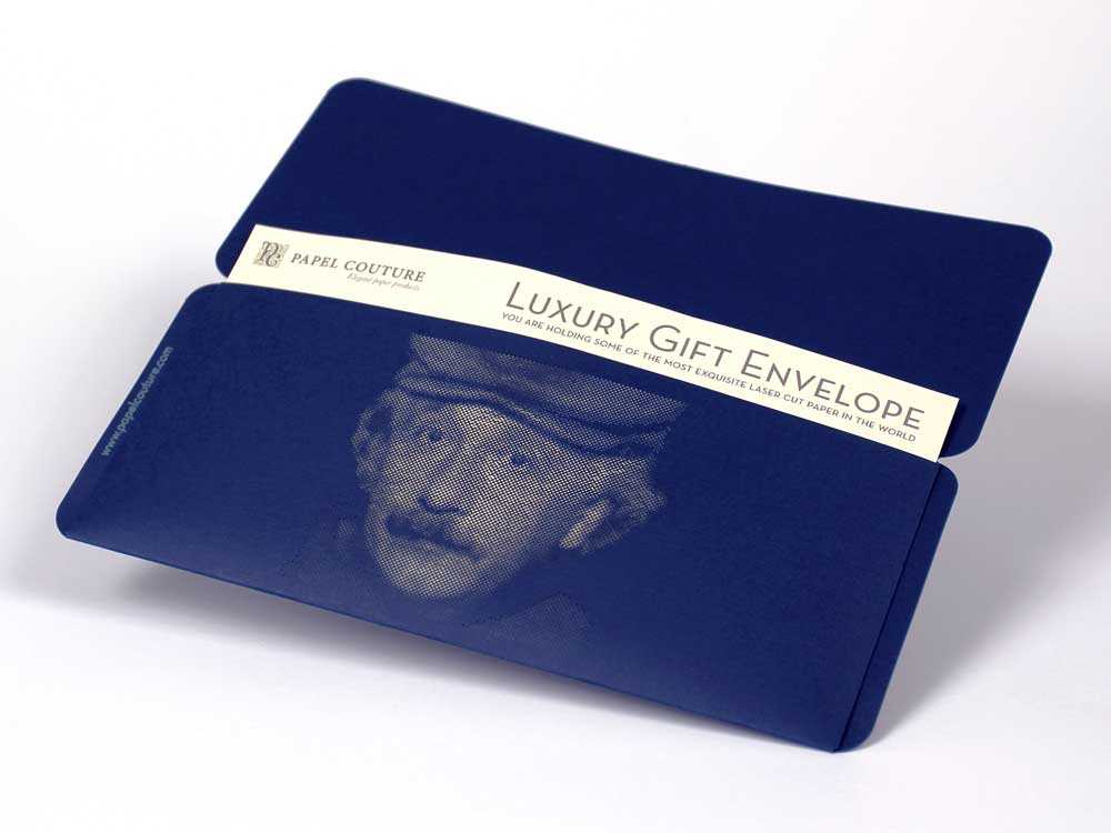 Preprinted Gift Card Holders - Blue