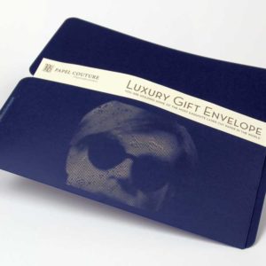 Gift Envelope - Card Holder - William Shakespear - Andy Warhol - Navy Blue