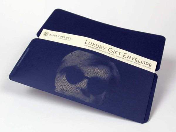 Gift Envelope - Card Holder - William Shakespear - Andy Warhol - Navy Blue