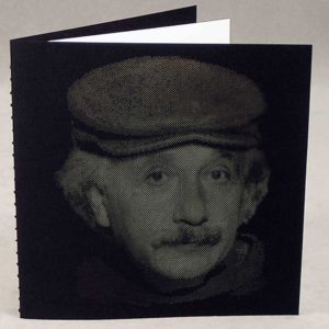 Epic Noir Notebook - Albert Einstein - Black & White