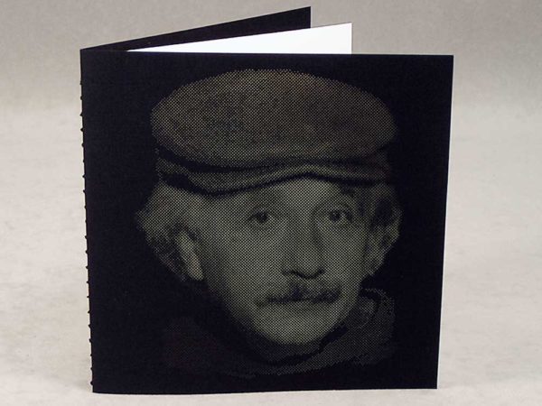 Epic Noir Notebook - Albert Einstein - Black & White
