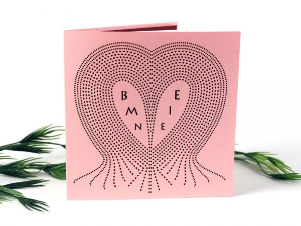 Valentine's Day Card: Be Mine Heart