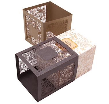 Papel Couture Paper Box Wrap for Fragrance Product